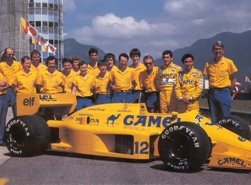Illustration for article titled The Revolving Door of Senna vs. Piquet in Formula One at Camel Team Lotus Honda